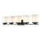 Z-Lite Darcy 5 Light Vanity, Matte Black & Etched Opal 1939-5V-MB - alternate 1